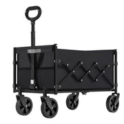 Outdoor Utility Wagon, Folding Garden Cart with Adjustable Handle SONGMICS