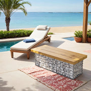 Gabion Baskets Silver 100x30x30 cm Galvanised Steel by SONGMICS Songmics