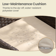 Garden Furniture Sets, Polyrattan Outdoor Patio Furniture SONGMICS
