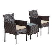 Garden Furniture Sets, Polyrattan Outdoor Patio Furniture SONGMICS