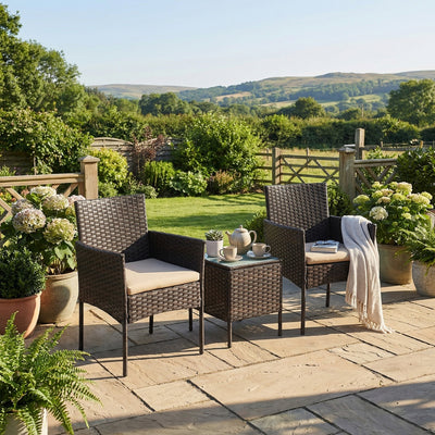 Garden Furniture Sets, Polyrattan Outdoor Patio Furniture SONGMICS