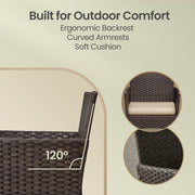 Garden Furniture Sets, Polyrattan Outdoor Patio Furniture SONGMICS