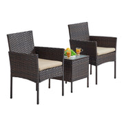 Garden Furniture Sets, Polyrattan Outdoor Patio Furniture SONGMICS