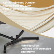 Double Hammock with Stand, 529 lb Load Capacity, for Patio Garden Garden SONGMICS