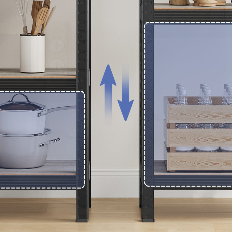 75x30x150cm 5 Tier Metal Storage Shelving Unit for Garage Shed or Kitchen 75cm Wide by Songmics