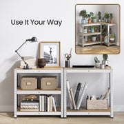 5 Tier Metal Storage Shelving Unit for Garage or Kitchen 30 x 75 x 150 cm by Songmics