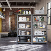 5 Tier Metal Storage Shelving Unit with Boltless Assembly for Garage or Kitchen by Songmics