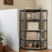 5 Tier Heavy Duty Metal Corner Shelf Unit for Garage and Storage by Songmics
