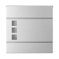 Mailbox with Secure Lock Stainless Steel 37x37cm by SONGMICS Songmics