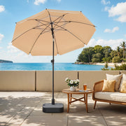 160 cm Garden Parasol with UPF 50 Plus UV Protection Ideal for Outdoor Shade by Songmics