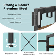 Hall Tree with Coat Rack Shoe Bench and 5 Storage Shelves for Entryway by Vasagle