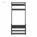 Vasagle Hall Tree with Coat Rack Shoe Bench 2 Drawers for Entryway Storage, Stone Grey VASAGLE
