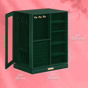 360 Degree Rotating Jewellery Box with 5 Drawers for Organised Storage by Songmics