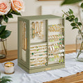 Rotating Jewellery Box with 5 Drawers Space Saving Organiser for Accessories by Songmics