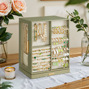 Rotating Jewellery Box with 5 Drawers Space Saving Organiser for Accessories by Songmics