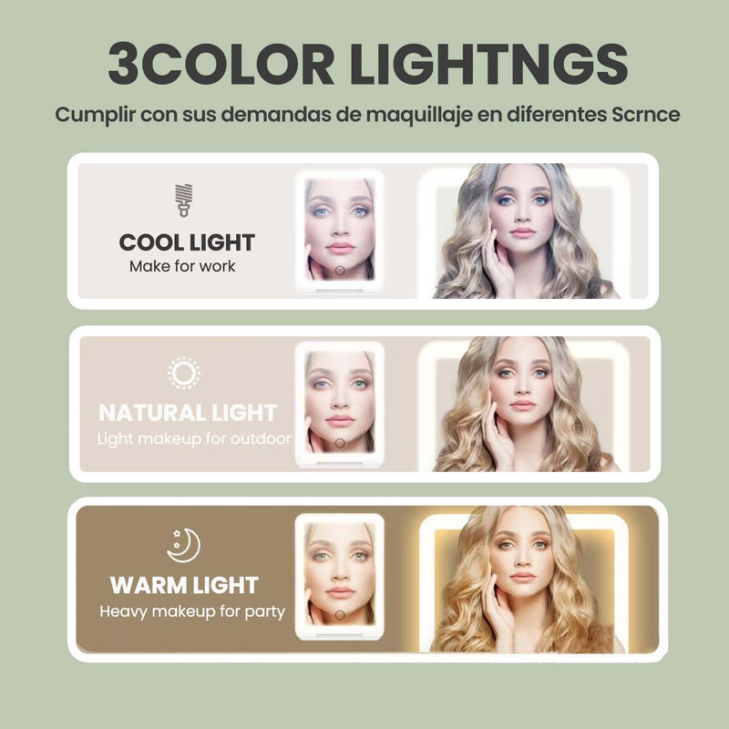 Freestanding Jewellery Armoire with Full Length Mirror and 360 Degree Swivel Design by Songmics