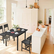 Extendable Drop Leaf Dining Table for Small Spaces Compact Folding Design by Vasagle