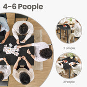 Extendable Drop Leaf Dining Table for Small Spaces Compact Folding Design by Vasagle