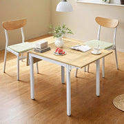 Drop Leaf Folding Dining Table Space Saving Extendable Design for Small Rooms by Vasagle
