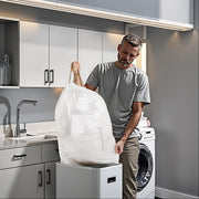 Heavy Duty Drawstring Bin Bags for 50L Kitchen Bins Pre Separated Rubbish Sacks by Songmics