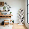 9 Tier Tree Bookshelf Large Space Saving Bookcase for Home or Office by Vasagle