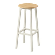 Set of 2 Rustic Kitchen Bar Stools with Sturdy Footrest by Vasagle VASAGLE