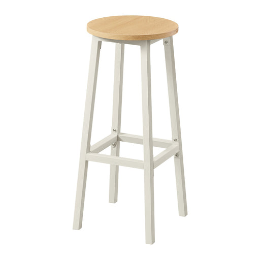 Set of 2 Rustic Kitchen Bar Stools with Sturdy Footrest by Vasagle VASAGLE