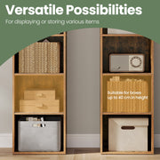 6 Tier Bookshelf with Open Shelves for Home Office or Living Room Storage by Vasagle