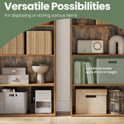 Tall 6 Shelf Bookcase for Home Office or Living Room Storage Display by Vasagle, 24x40x178.5cm