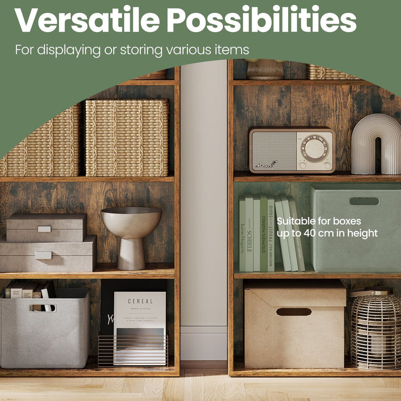 Tall 6 Shelf Bookcase for Home Office or Living Room Storage Display by Vasagle, 24x40x178.5cm