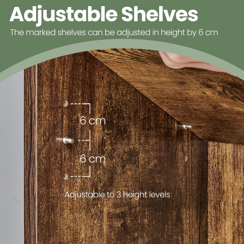 Tall 6 Shelf Bookcase for Home Office or Living Room Storage Display by Vasagle, 24x40x178.5cm