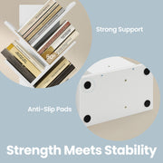 5 Tier Tree Shaped Corner Bookshelf Space Saving Display Shelf for Bedroom by Vasagle