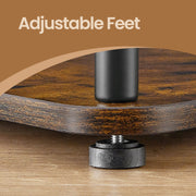 5 Tier Corner Shelf Unit with Quick Tool Free Assembly for Living Room or Office by Songmics Home