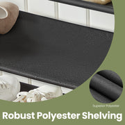 5 Tier Shoe Rack with Steel Frame and Fabric Shelves for Hallway or Bedroom by Vasagle