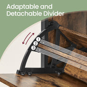 Narrow Shoe Storage Cabinet For Hallway 3 Flip Drawers Adjustable Dividers Holds 18 Pairs, 60x30x130cm