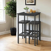 Tall Bar Table for Kitchen or Dining Room Ideal for Breakfast and Small Spaces by Vasagle