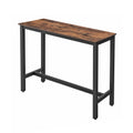 Vasagle Narrow Bar Table for Dining or Kitchen Small Space Saving Design 120x40x100cm VASAGLE