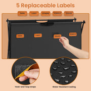 Large 155L Laundry Hamper with 4 Sections for Sorting Clothes and Towels by Songmics