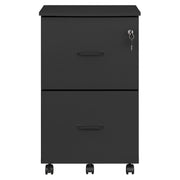Mobile 2-Drawer Filing Cabinet and Printer Stand with Lock by Vasagle VASAGLE