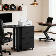 Mobile 2-Drawer Filing Cabinet and Printer Stand with Lock by Vasagle VASAGLE