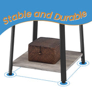 Coat Rack Stand with Hooks and 3 Storage Shelves for Entryway or Hallway by Vasagle