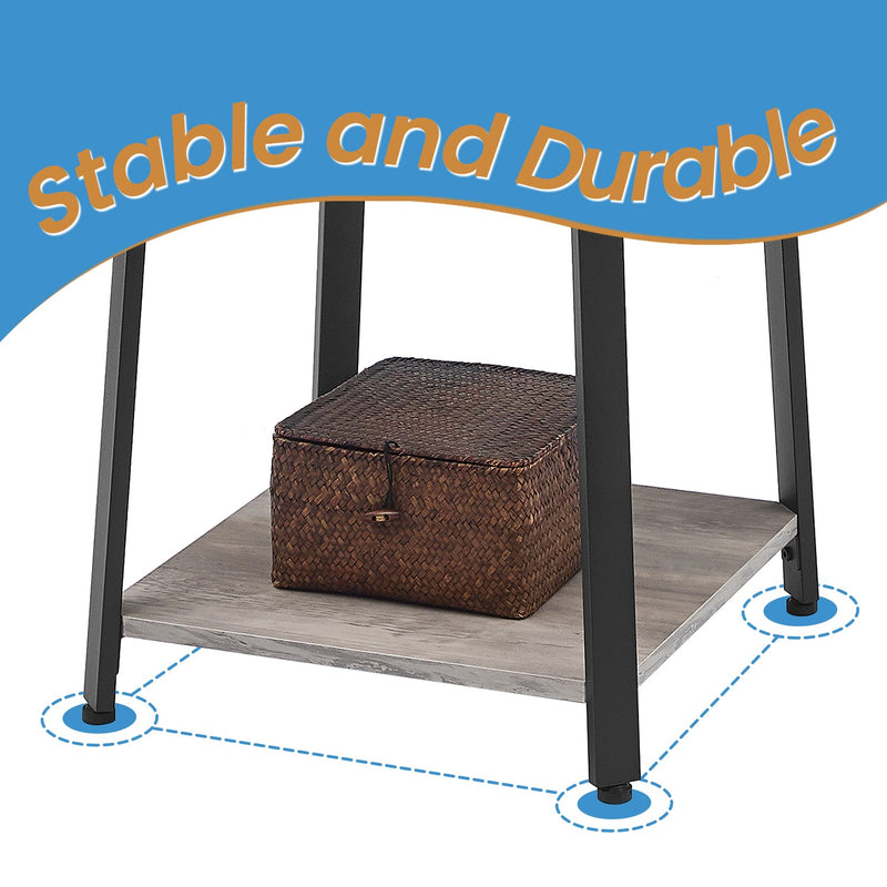 Coat Rack Stand with Hooks and 3 Storage Shelves for Entryway or Hallway by Vasagle