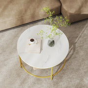 Modern Coffee Table with Storage Shelf for Living Room or Sofa Area by Vasagle