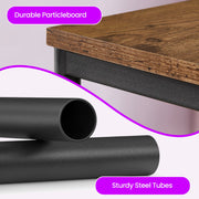 Small Side Table with Storage Shelf for Living Room or Bedroom Nightstand by Vasagle