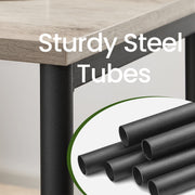 Small Wooden Side Table with Storage Shelf for Living Room or Bedroom by Vasagle