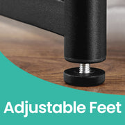 Set of 2 Two Tier Side Tables with Storage for Living Room or Bedroom by Vasagle