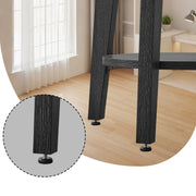 Modern End Table with Bottom Shelf for Living Room Bedroom Storage by Vasagle