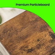 C Shaped Side Table with Metal Frame for Sofa or Armchair in Living Room by Vasagle