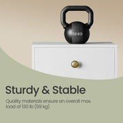 Wood Bedside Table with Storage Drawer and Open Shelf for Bedroom by Vasagle