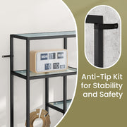 6 Tier Tall Bookshelf and Display Storage Shelf for Living Room or Office by Vasagle